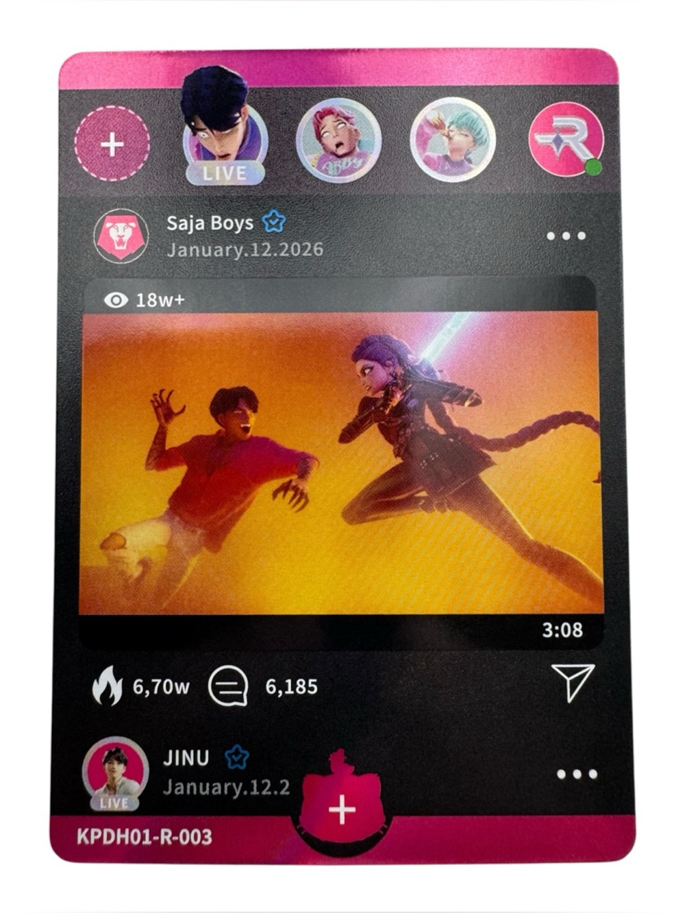 3 for $6 - KAYOU Netflix KPop Demon Hunters KPDH01-R-003 Jinu Vs Rumi Classic R